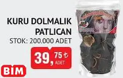KURU DOLMALIK PATLICAN